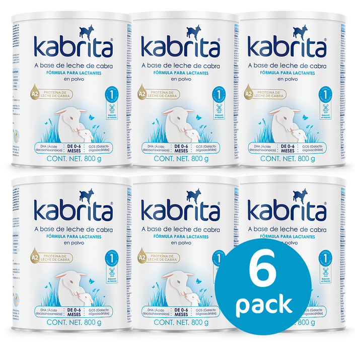Kabrita Etapa 1 (0 a 6 meses) - 800g - Pack x 6