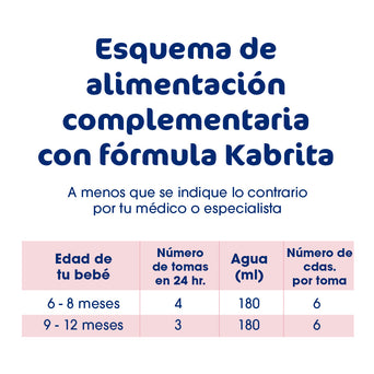 Kabrita Etapa 2 (6 a 12 meses) - 800g - Pack x 4